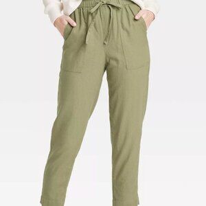 NWT Women's High-Rise Straight Leg Pull-On Pants - Universal Thread
